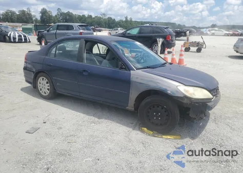 2005 Honda Civic Lx z USA, uszkodzony, nr VIN 2HGES16585H510089